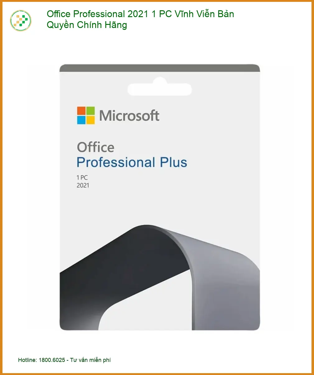 Office Professional 2021 Bản Quyền - Cài Đặt Nhanh Tại Trung Tâm TPHCM