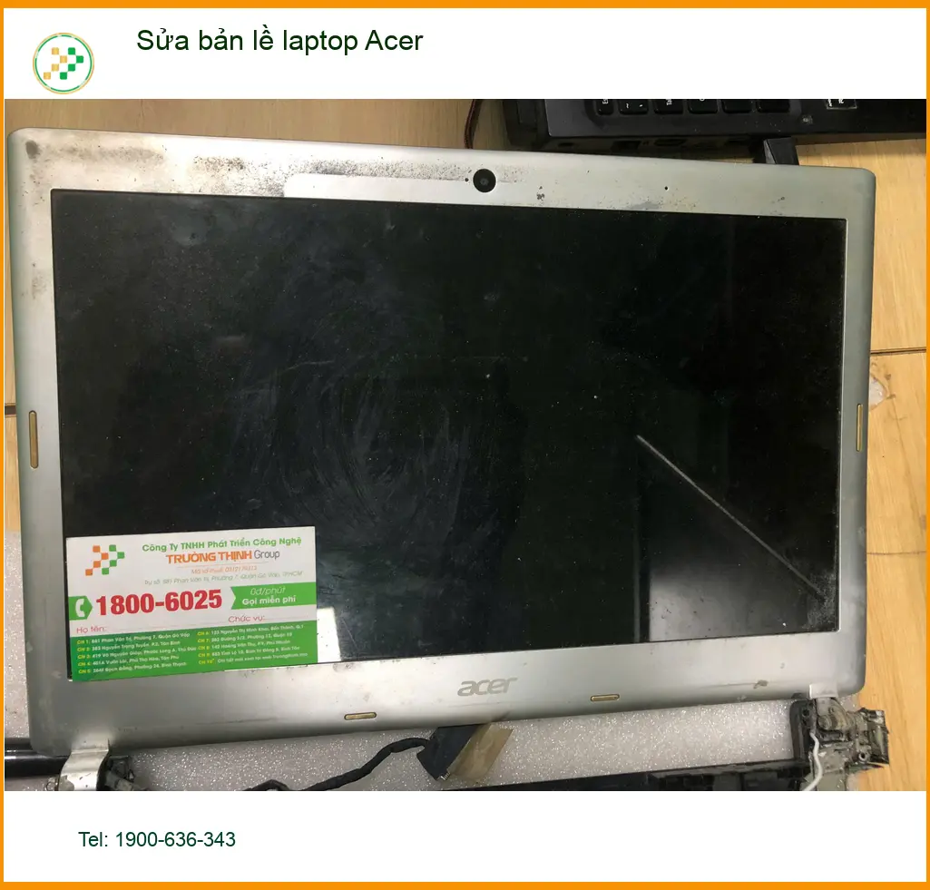 Tiệm sửa bản lề laptop Acer Quận Bình Tân uy tín - Anh Vinh kỹ thuật viên ảnh thực tế 2