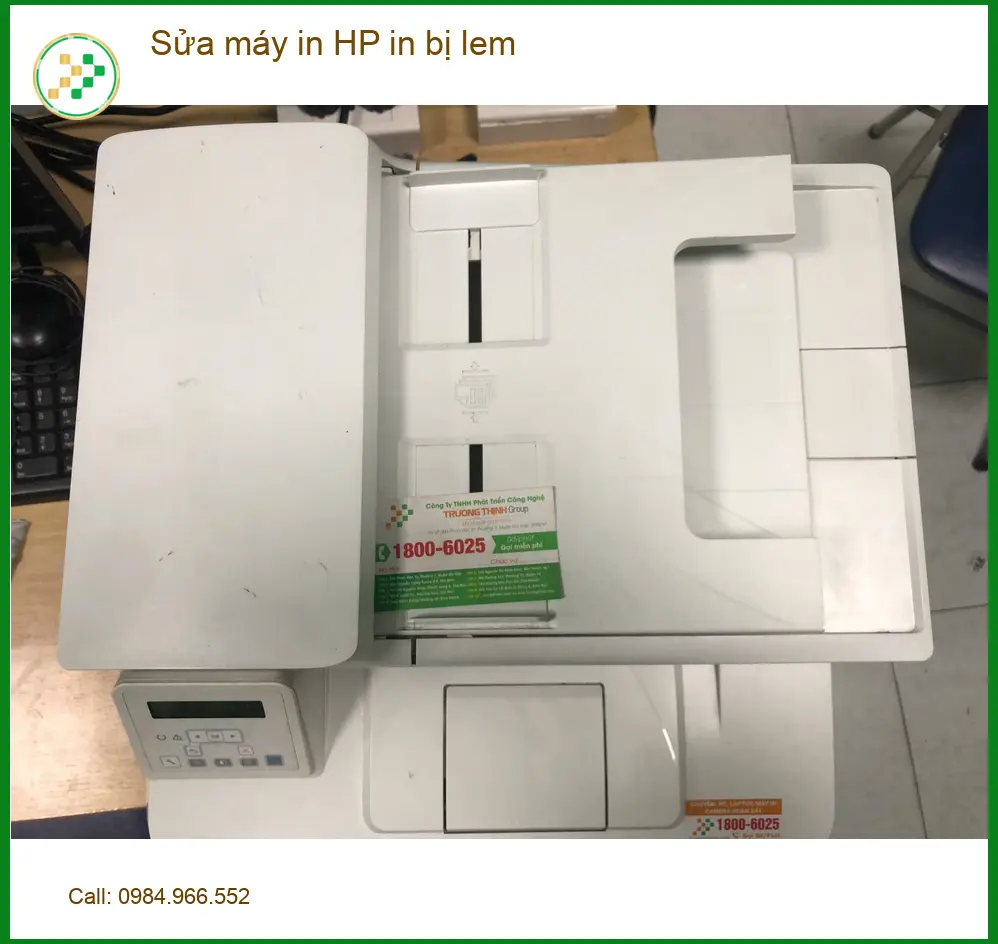 Dịch vụ sửa máy in HP in bị lem Quận Bình Tân uy tín - Anh Đạt kiến trúc sư review ảnh thực tế 2