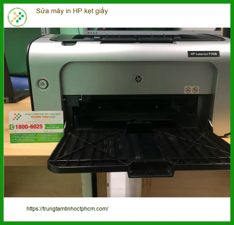 Anh Quang quản lý tìm trung tâm sửa máy in HP kẹt giấy Quận Bình Tân ảnh thực tế 1