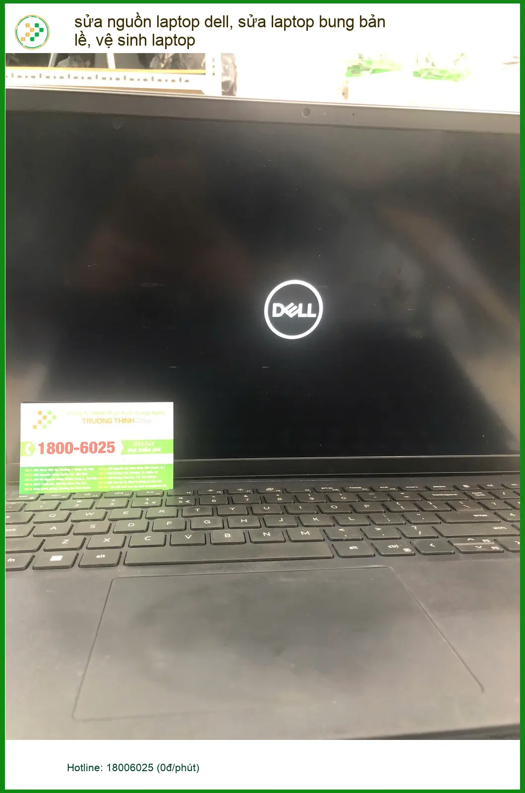 Review: Anh Khôi ở Bình Thạnh sửa nguồn, bản lề, vệ sinh laptop Dell ảnh thực tế 1