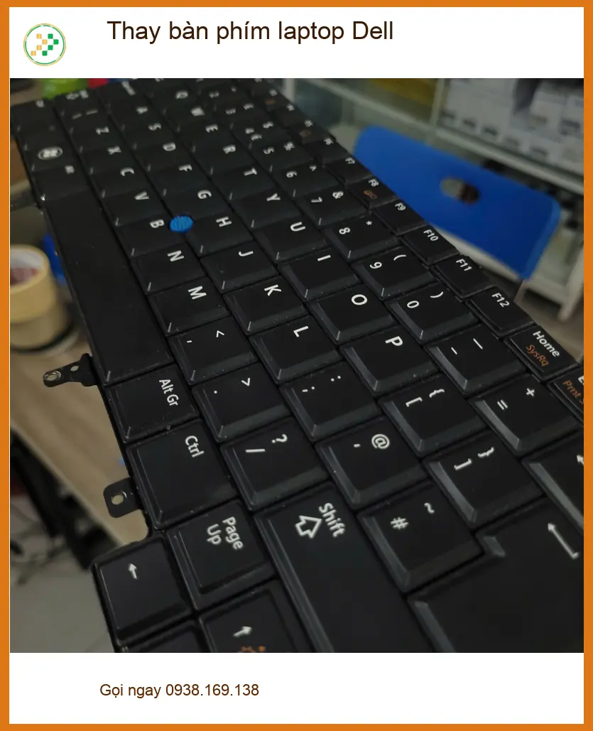 Chú Hưng kiến trúc sư vội tìm chỗ thay bàn phím laptop Dell Quận Tân Bình uy tín ảnh thực tế 1