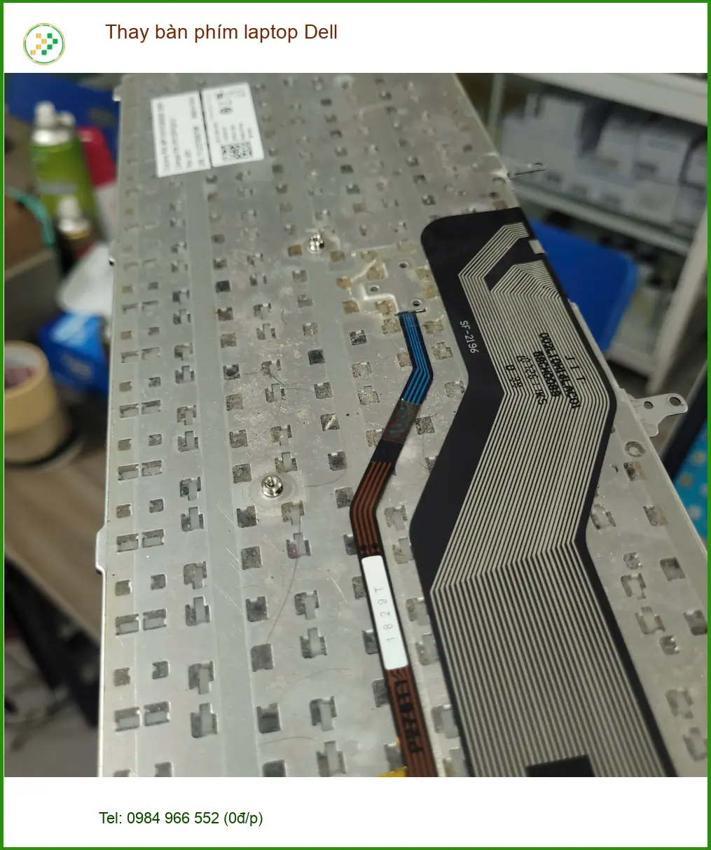 Chú Hưng kiến trúc sư vội tìm chỗ thay bàn phím laptop Dell Quận Tân Bình uy tín ảnh thực tế 2