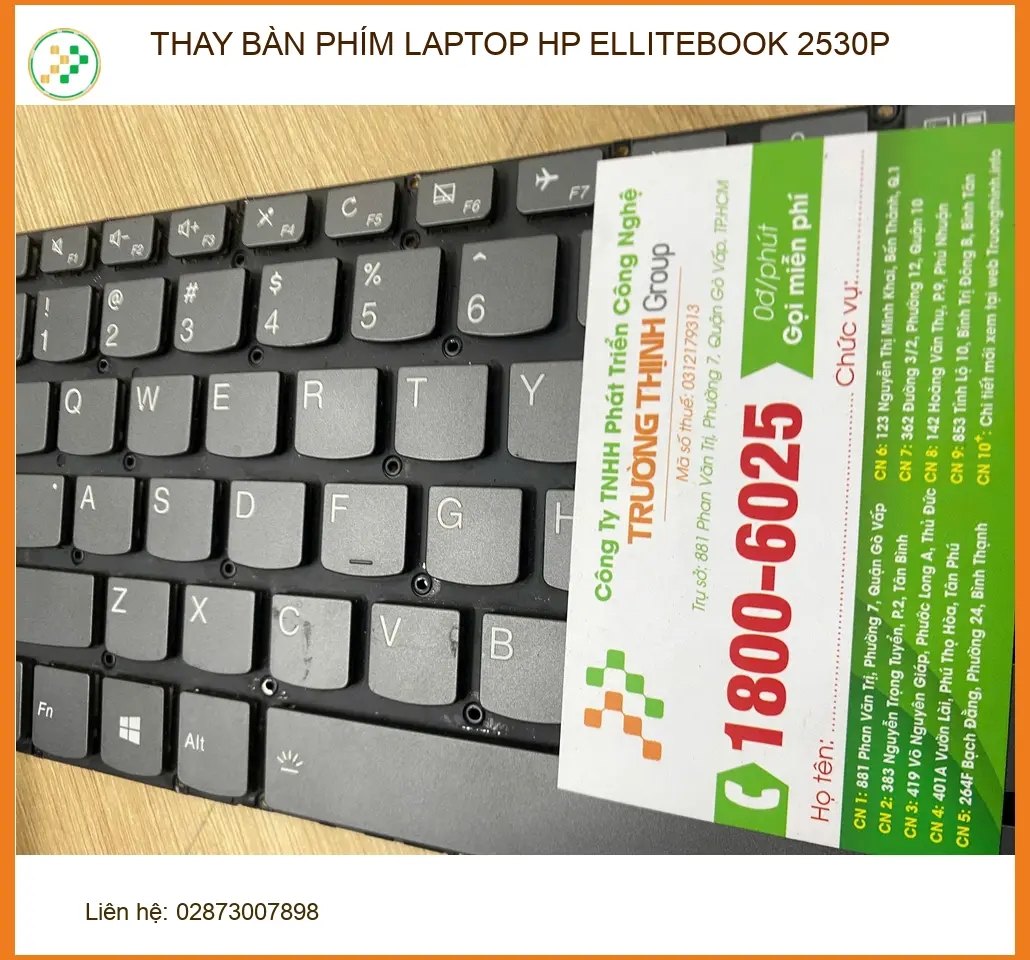 Chị Mai giáo viên Q.12 tìm chỗ thay bàn phím laptop HP Elitebook 2530p ảnh thực tế 1