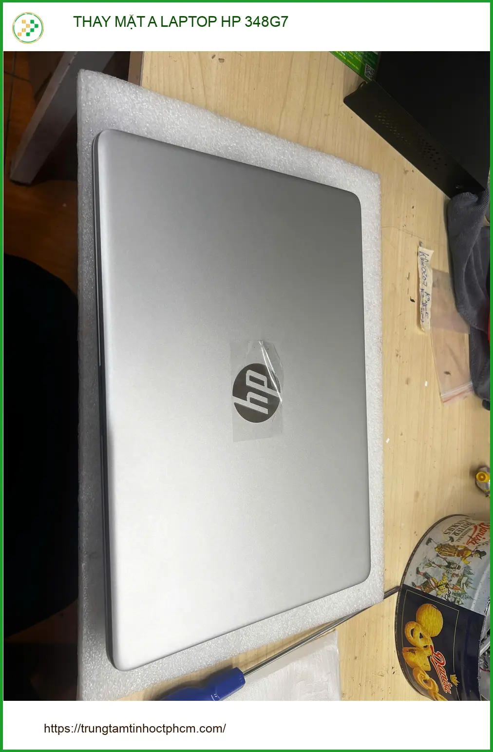 Anh Duy tìm tiệm thay mặt A laptop HP 348G7 uy tín ở Quận Gò Vấp lấy ngay ảnh thực tế 2