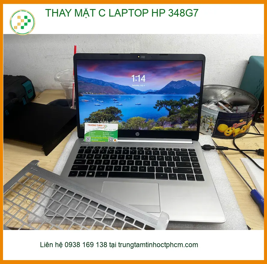 Chỗ Thay MẶT C LAPTOP HP 348G7 Quận Gò Vấp - Anh Khánh shipper đánh giá cao ảnh thực tế 1
