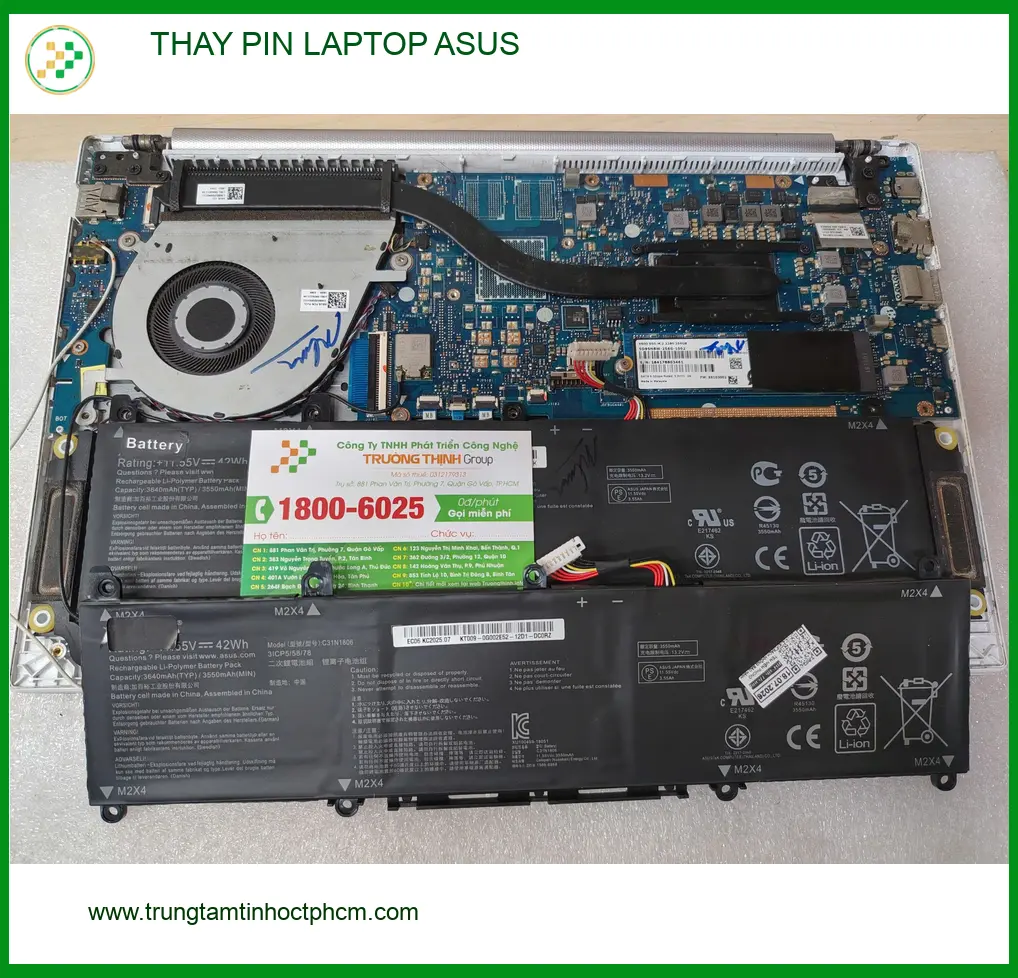 Tiệm Thay PIN LAPTOP ASUS Quận Gò Vấp - Anh Quang kiến trúc sư tìm nơi uy tín ảnh thực tế 1