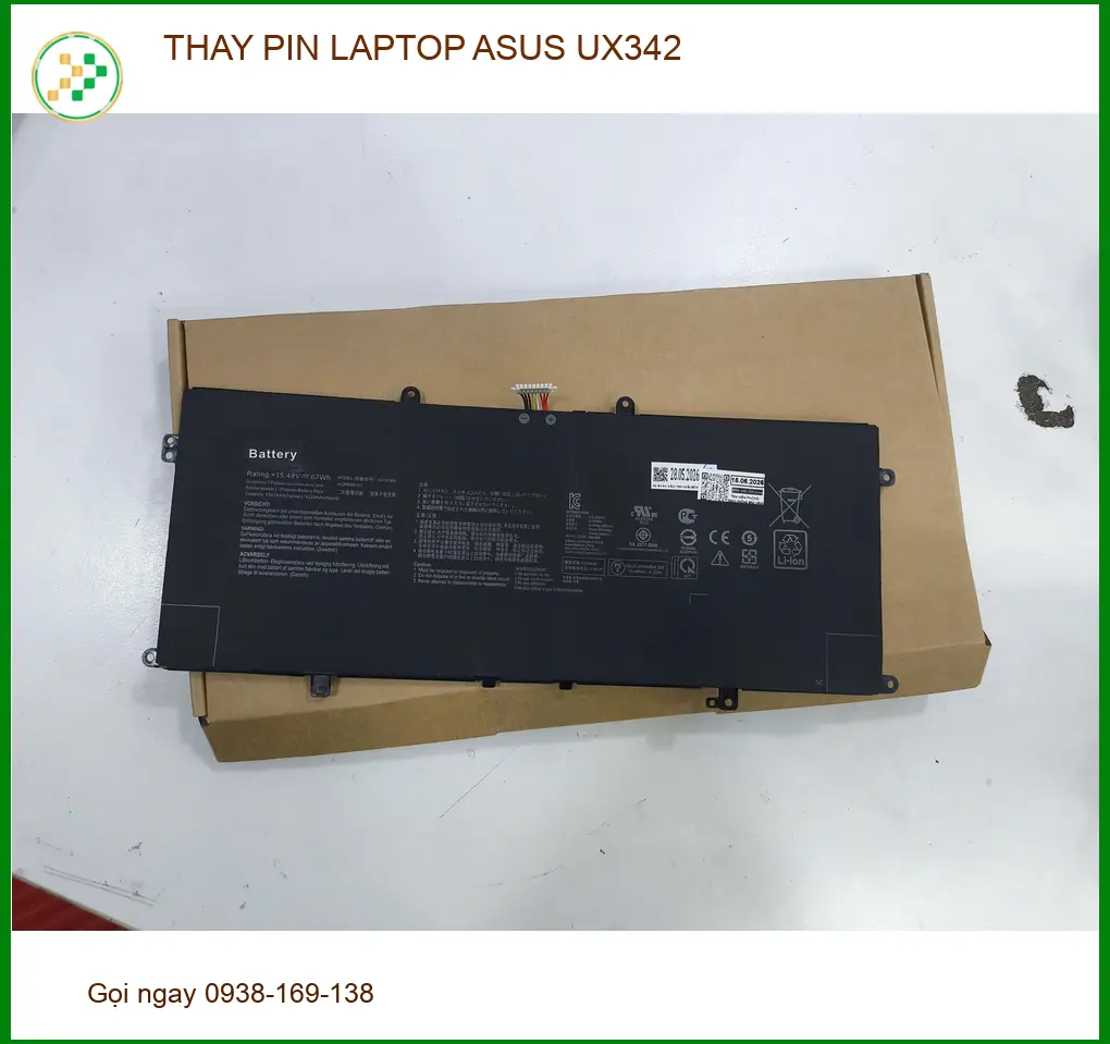 Anh Quang kỹ sư ở Gò Vấp thay pin laptop ASUS UX342 - Lấy ngay, uy tín ảnh thực tế 2