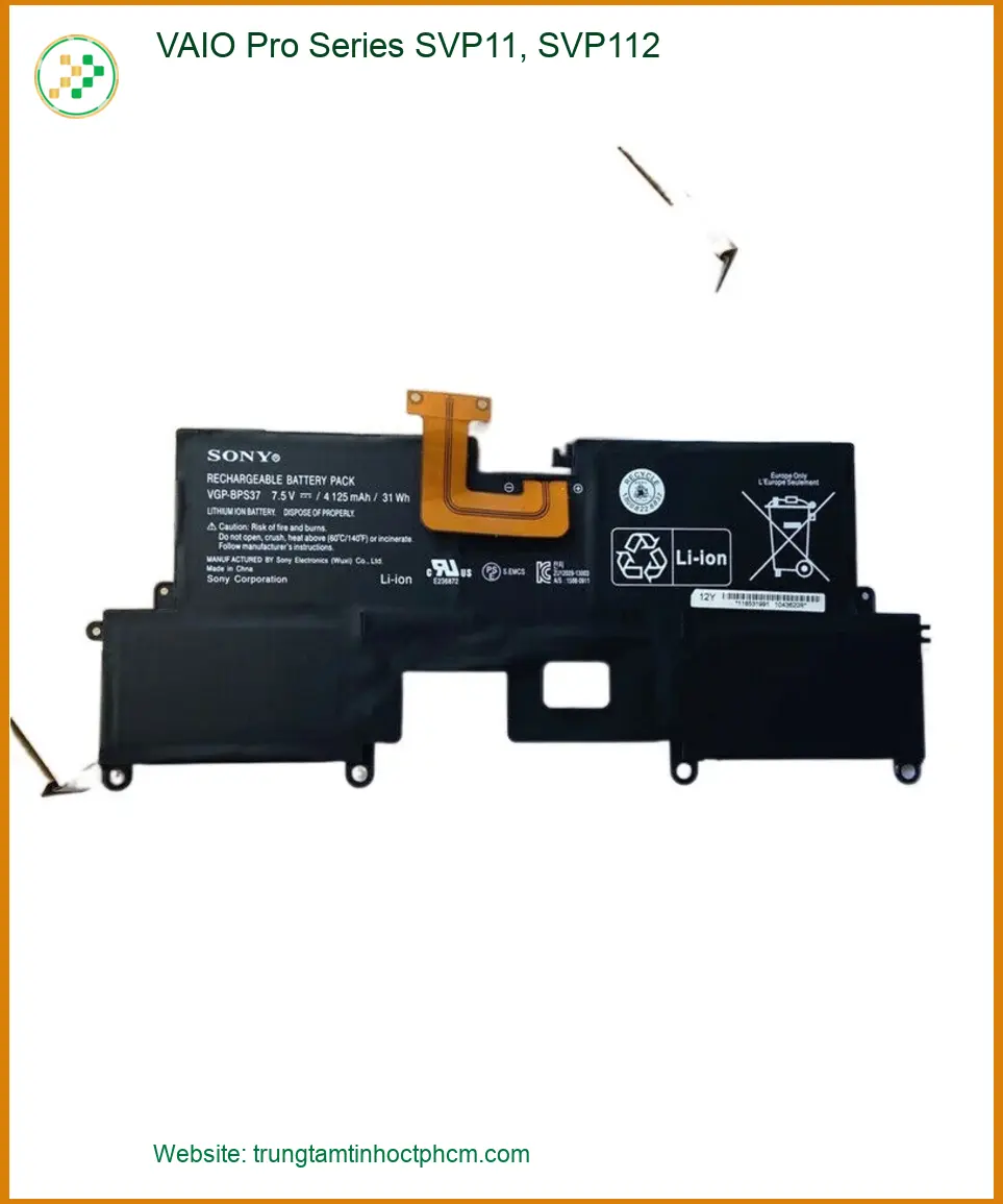 Pin Laptop VAIO Pro Series SVP11 SVP112 - Thay Lấy Liền Tại TPHCM | Giá Rẻ