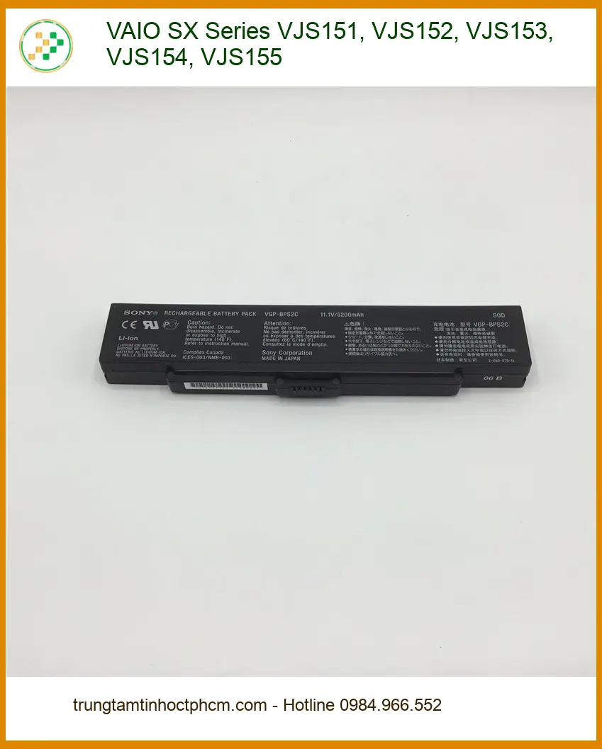 Pin Laptop VAIO SX Series - Thay Lấy Liền TPHCM | Giá Tốt Nhất