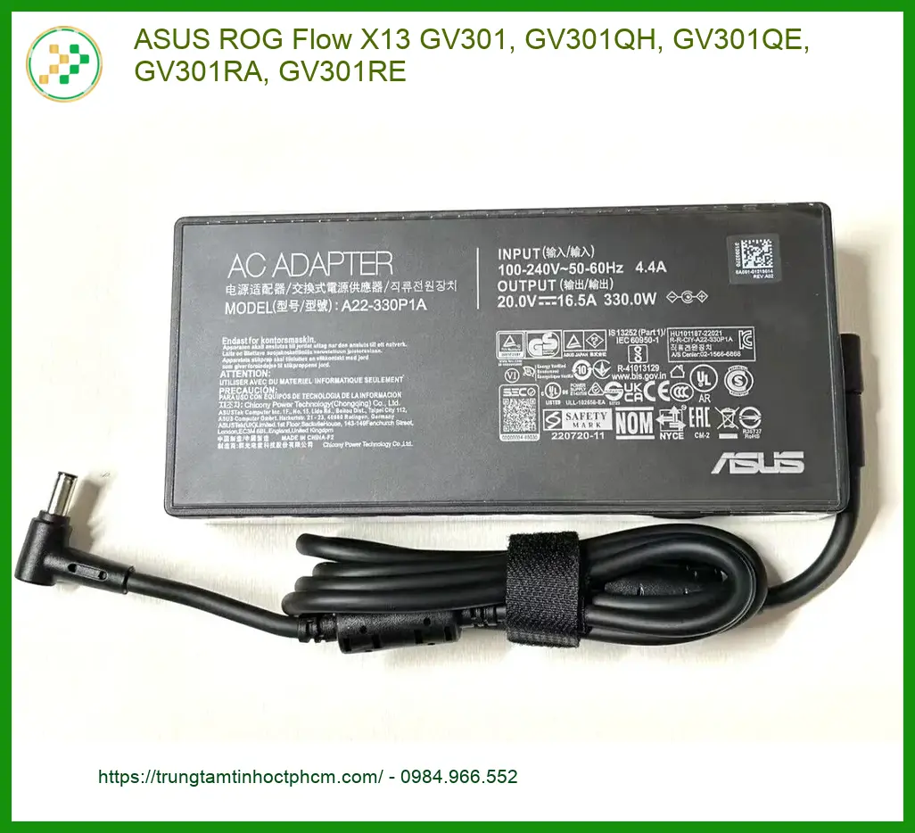Sạc Laptop ASUS ROG Flow X13 GV301 - Trung Tâm TPHCM | Lấy Ngay Giá Rẻ