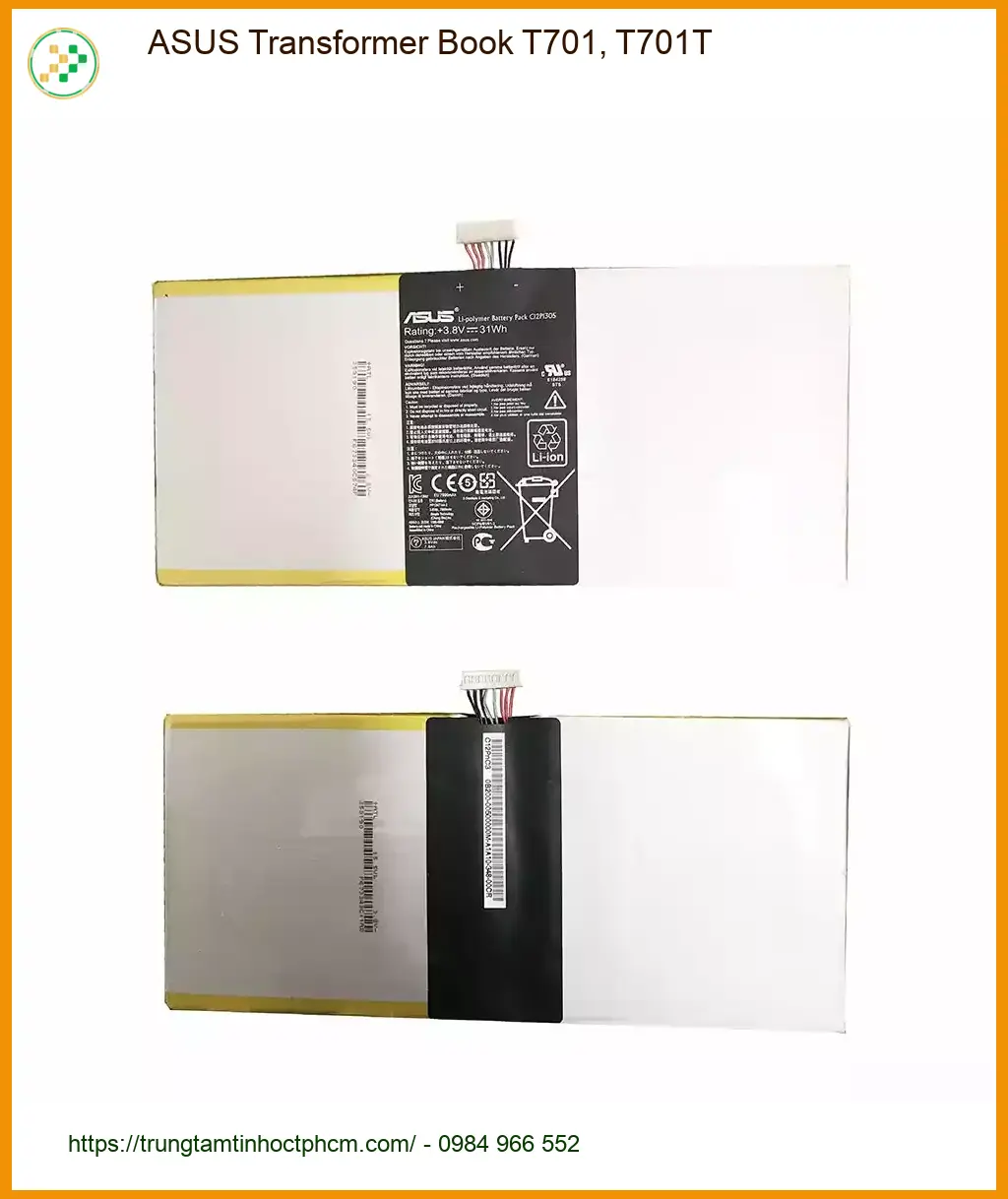 Pin Laptop ASUS T701 T701T - Thay Pin Lấy Liền, Cửa Hàng Gần Nhất TPHCM