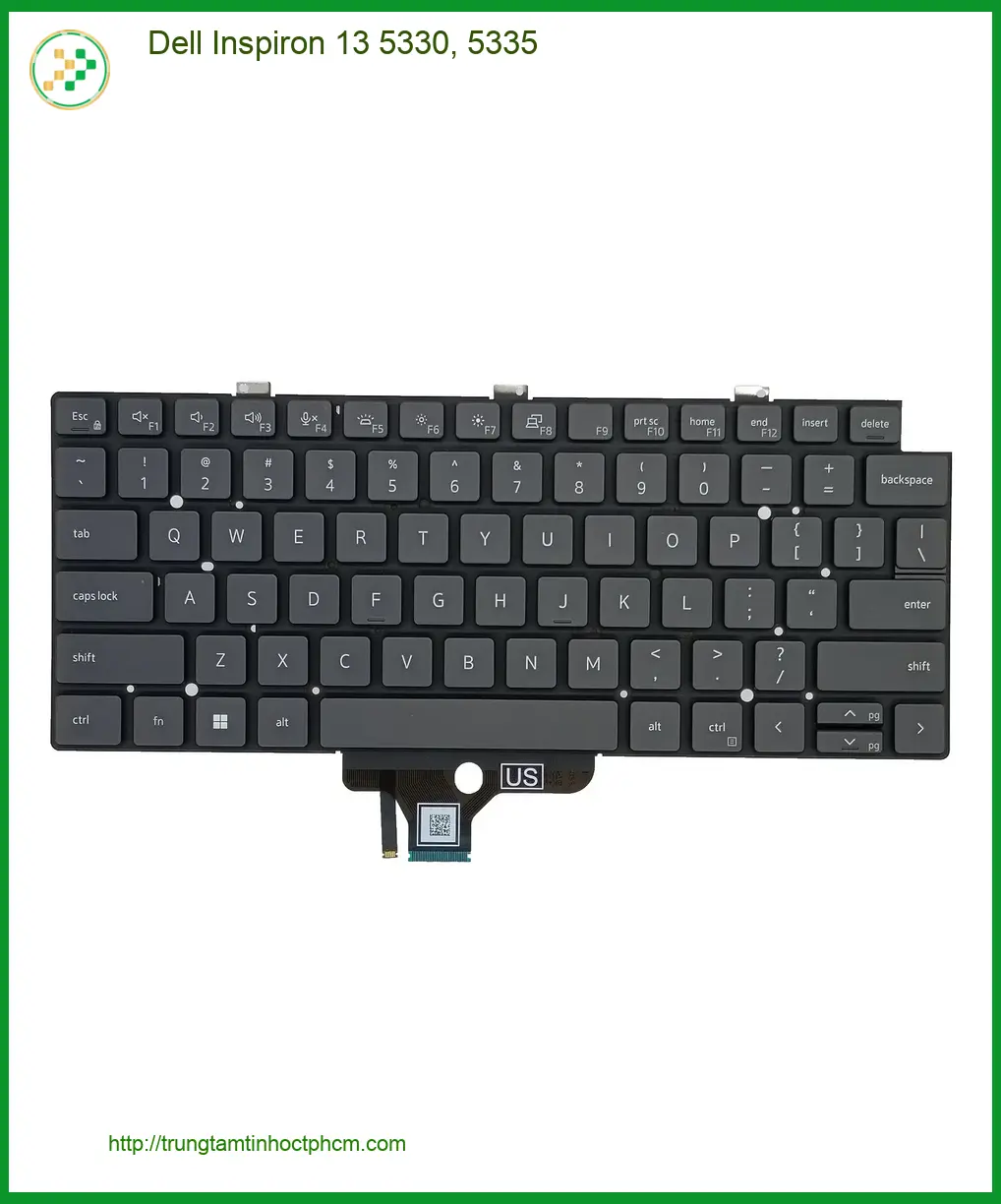 Bàn phím Laptop Dell Inspiron 13 5330/5335 - Thay Nhanh Lấy Liền - Giá Rẻ