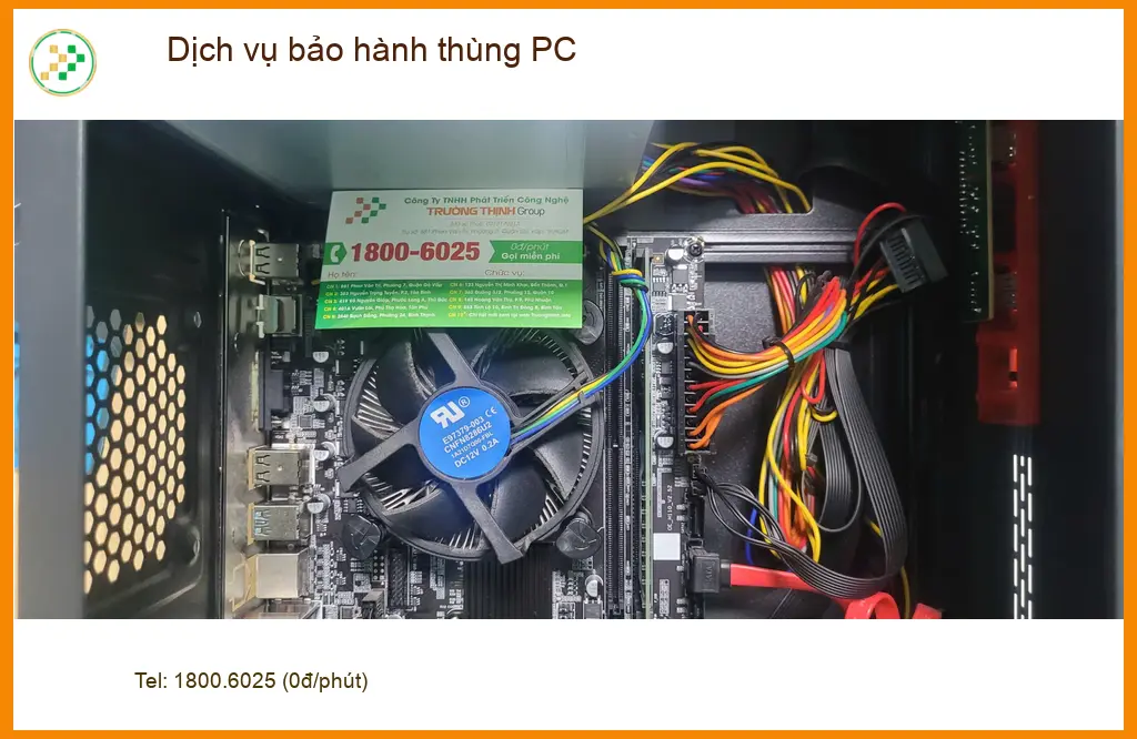 Anh Trường chủ tiệm game tìm chỗ bảo hành thùng PC Quận Bình Tân gần đây ảnh thực tế 2
