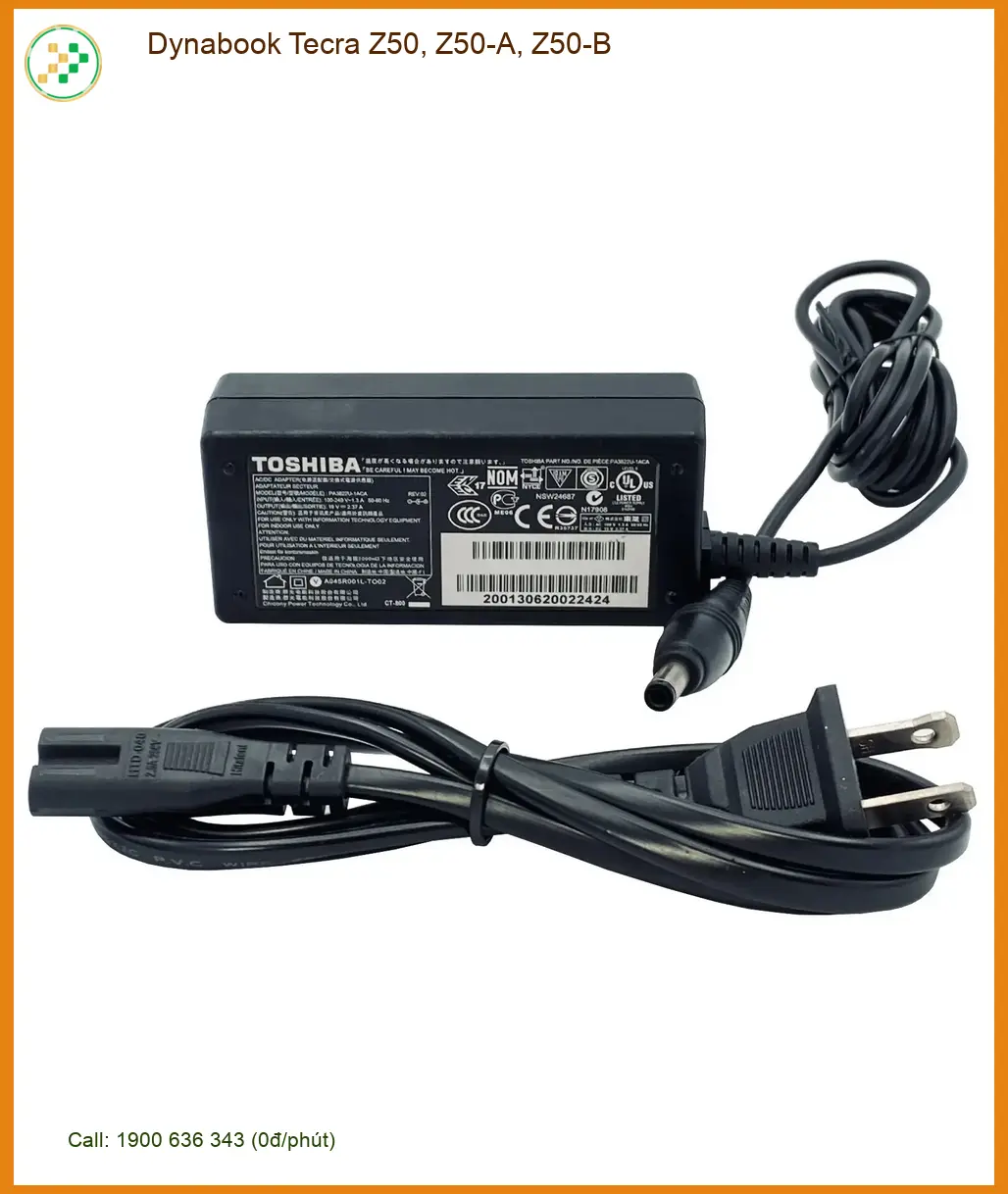 Sạc Laptop Dynabook Tecra Z50 Z50-A Z50-B - Cửa hàng TPHCM | Giao nhanh tận nơi