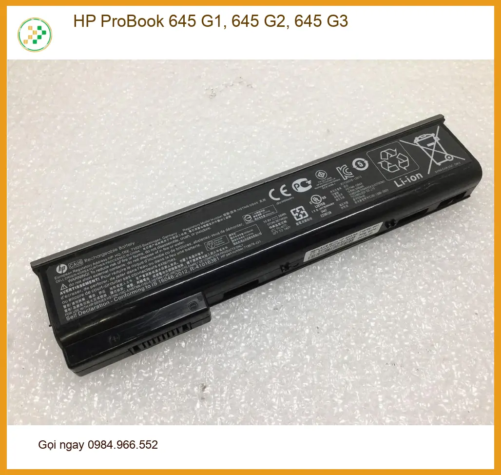 Pin Laptop HP ProBook 645 G1, G2, G3 - Thay Lấy Liền TPHCM | Giá Tốt Nhất