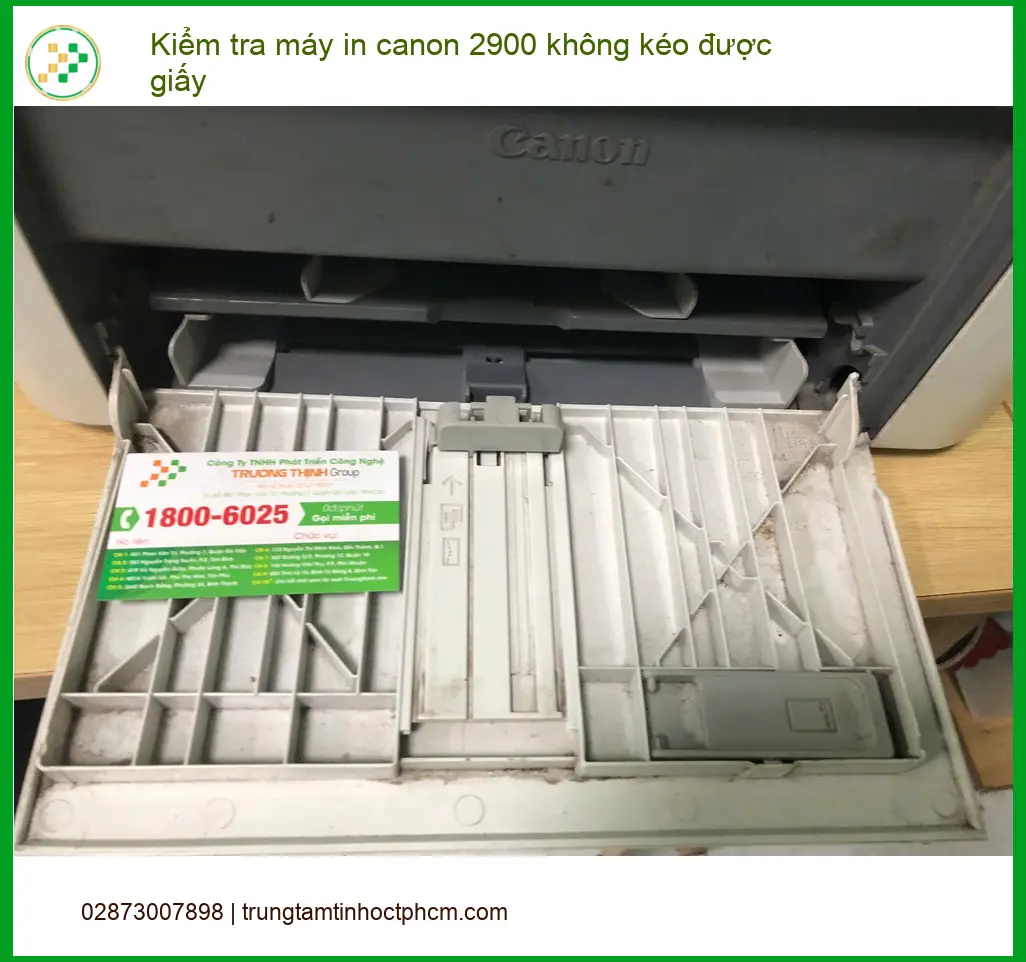 Chú Mạnh ở Quận Bình Tân tìm chỗ sửa máy in Canon 2900 không kéo giấy ảnh thực tế 1