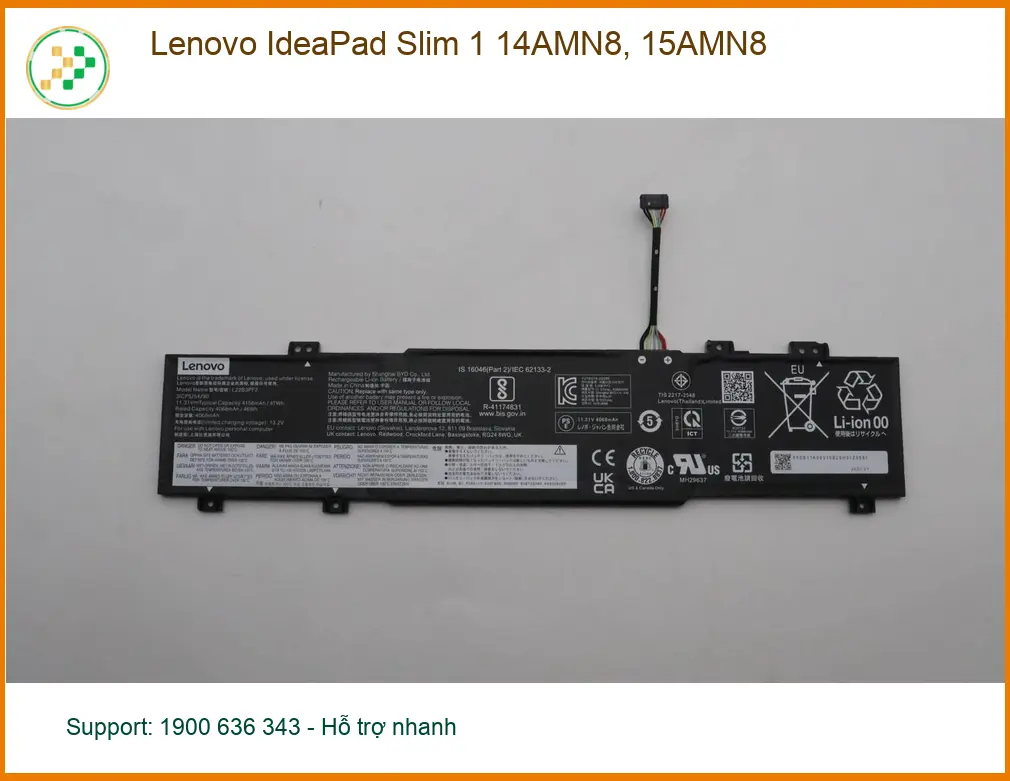 Pin Laptop Lenovo IdeaPad Slim 1 - Thay Lấy Liền Nhanh Rẻ TPHCM