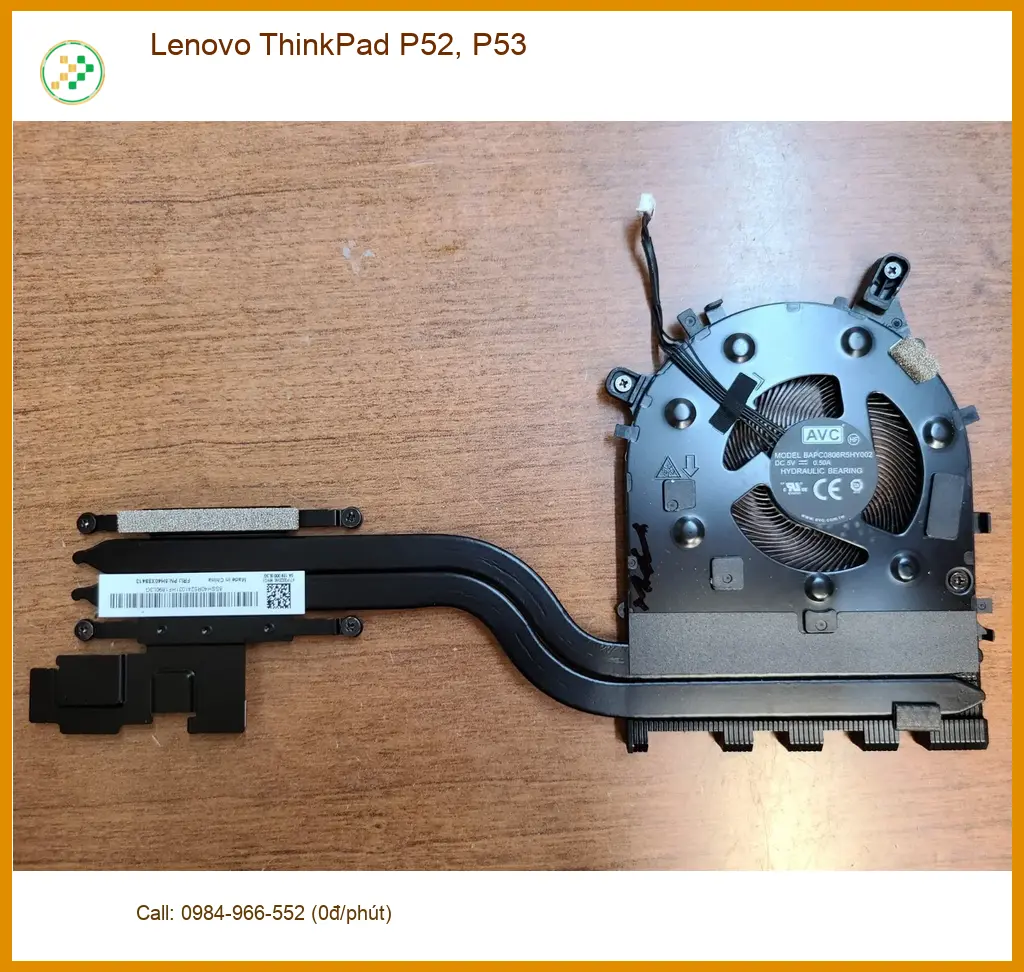 Quạt Laptop LENOVO ThinkPad P52 P53 - Thay Nhanh, Lấy Liền TPHCM, Giá Rẻ Nhất