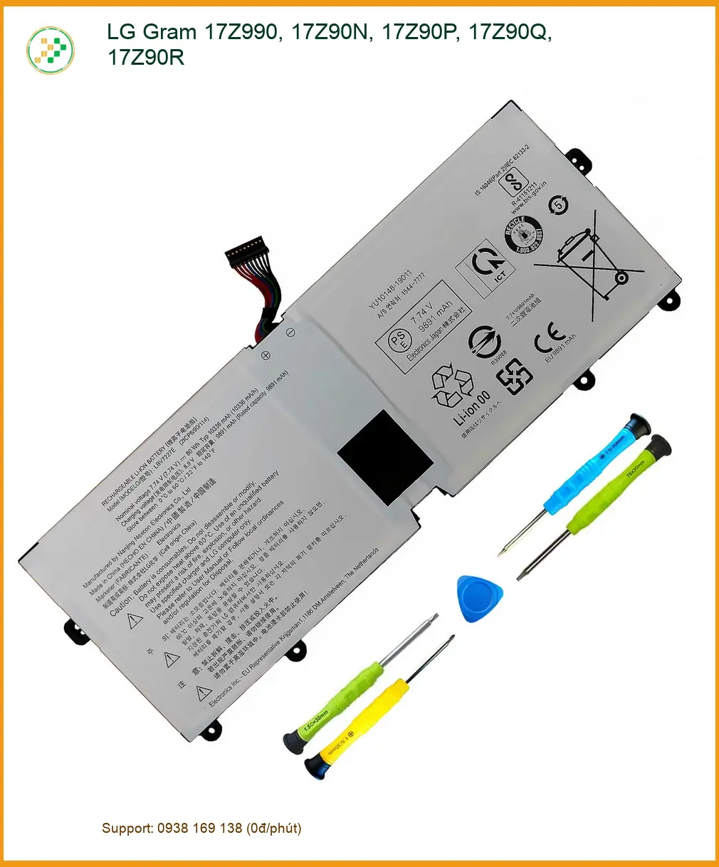 Pin Laptop LG Gram 17Z990 - Thay Pin Lấy Liền Tại Trung Tâm Gần Đây