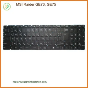 Bàn phím Laptop MSI Raider GE73, GE75 - Lắp đặt tận nơi | Giá rẻ TPHCM