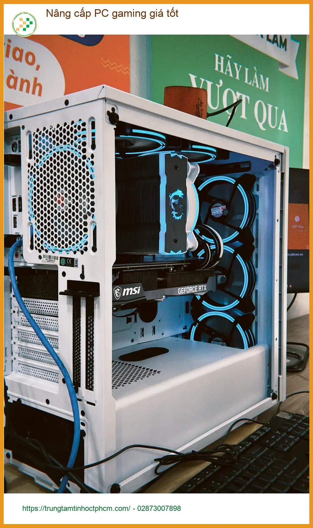 Chị Vy streamer nâng cấp PC gaming - Cửa hàng giá tốt tại Quận Tân Bình ảnh thực tế 1