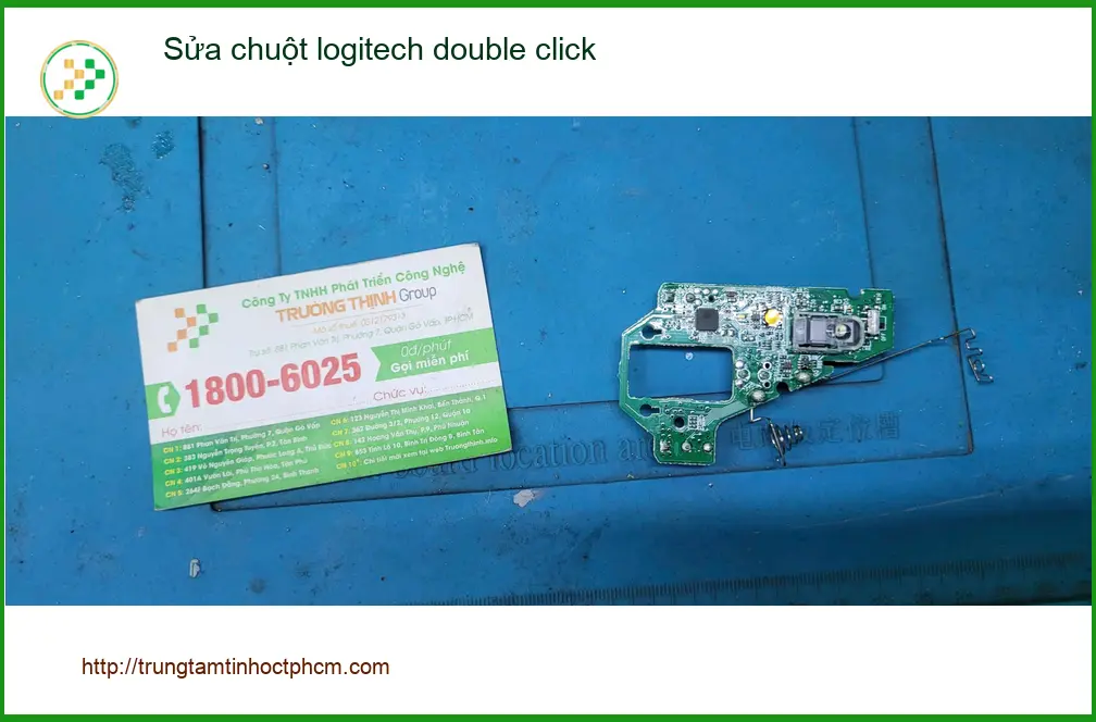 Chú Phúc Bình Tân và ca sửa chuột Logitech double click cấp tốc ảnh thực tế 1