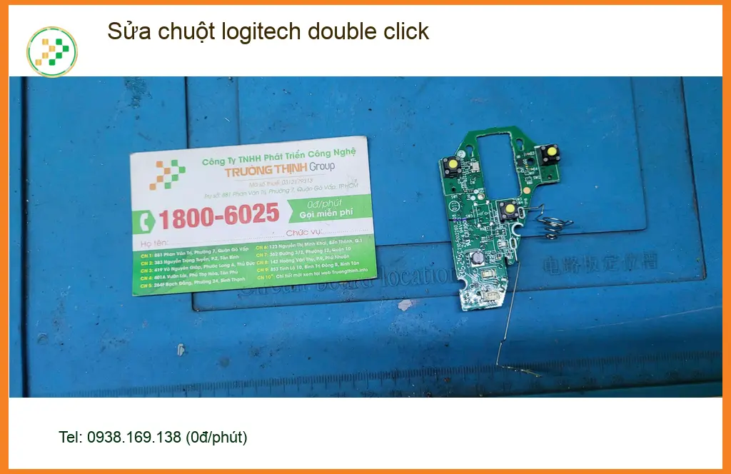 Chú Phúc Bình Tân và ca sửa chuột Logitech double click cấp tốc ảnh thực tế 2