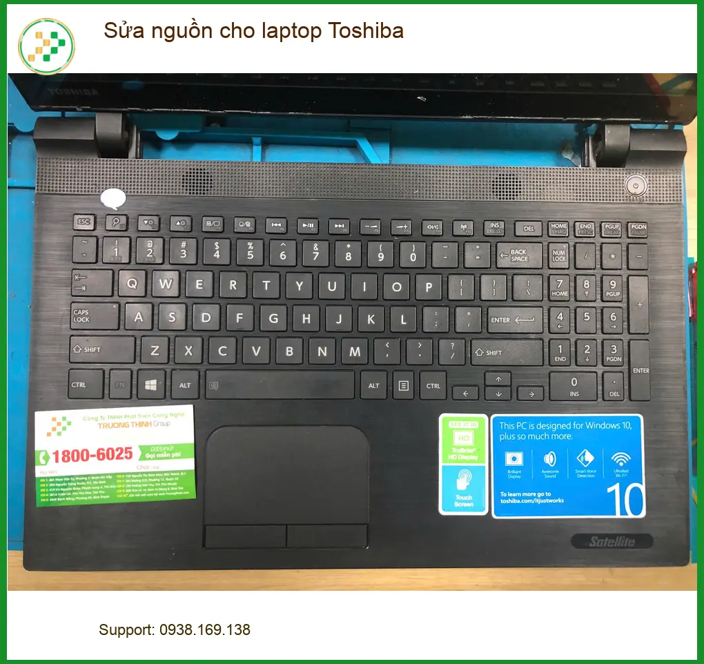 Anh Khải kiến trúc sư bận rộn sửa nguồn laptop Toshiba Quận Bình Tân lấy ngay ảnh thực tế 1