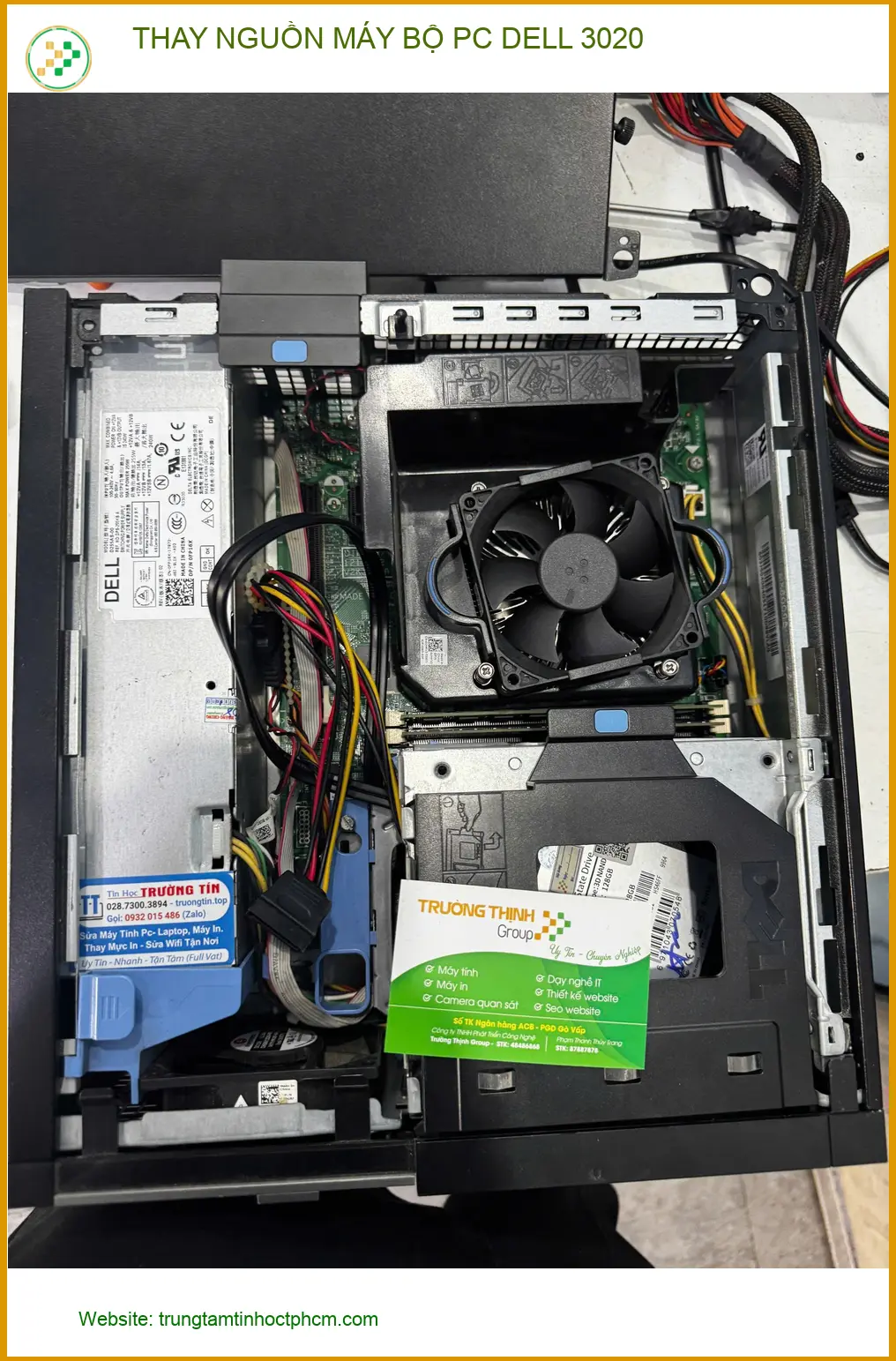 Chú Vinh chủ cửa hàng tiện lợi và câu chuyện thay nguồn PC Dell 3020 Quận 10 ảnh thực tế 1
