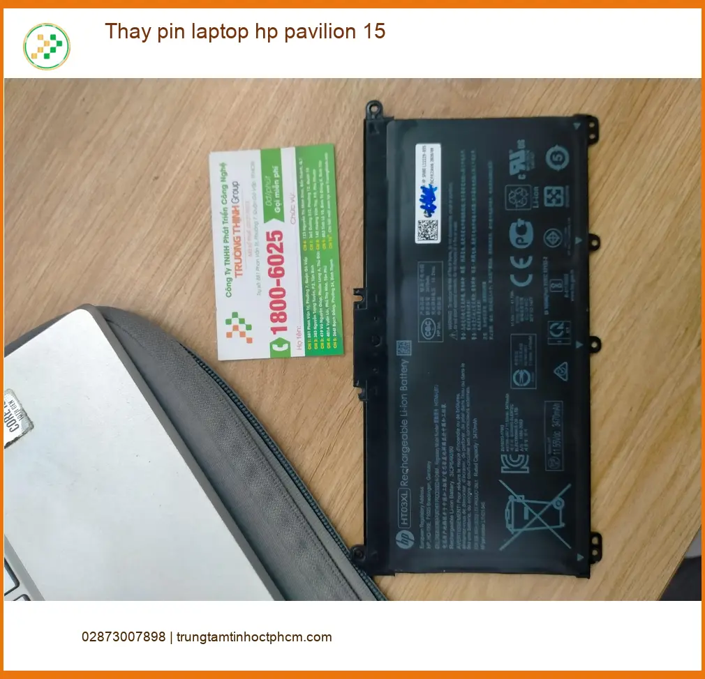 Anh Khánh review Trung tâm thay pin laptop hp pavilion 15 uy tín Quận 12 ảnh thực tế 1