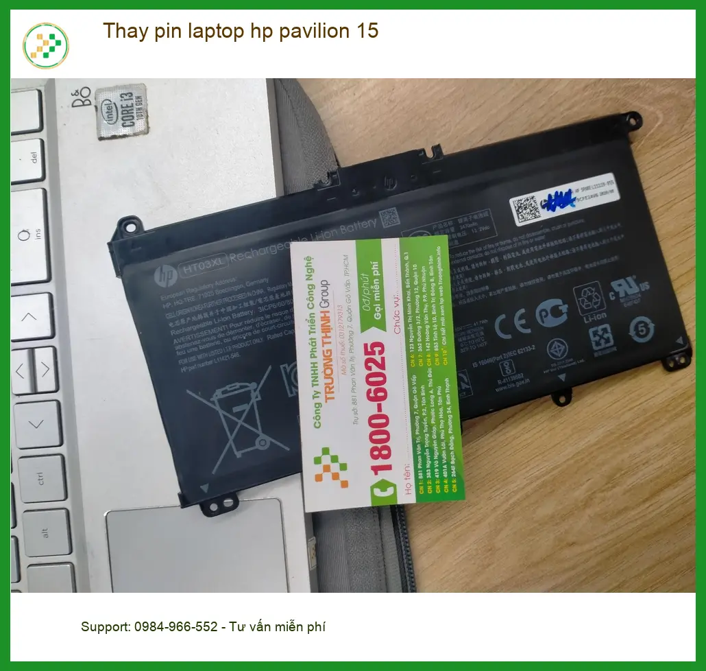 Anh Khánh review Trung tâm thay pin laptop hp pavilion 15 uy tín Quận 12 ảnh thực tế 2