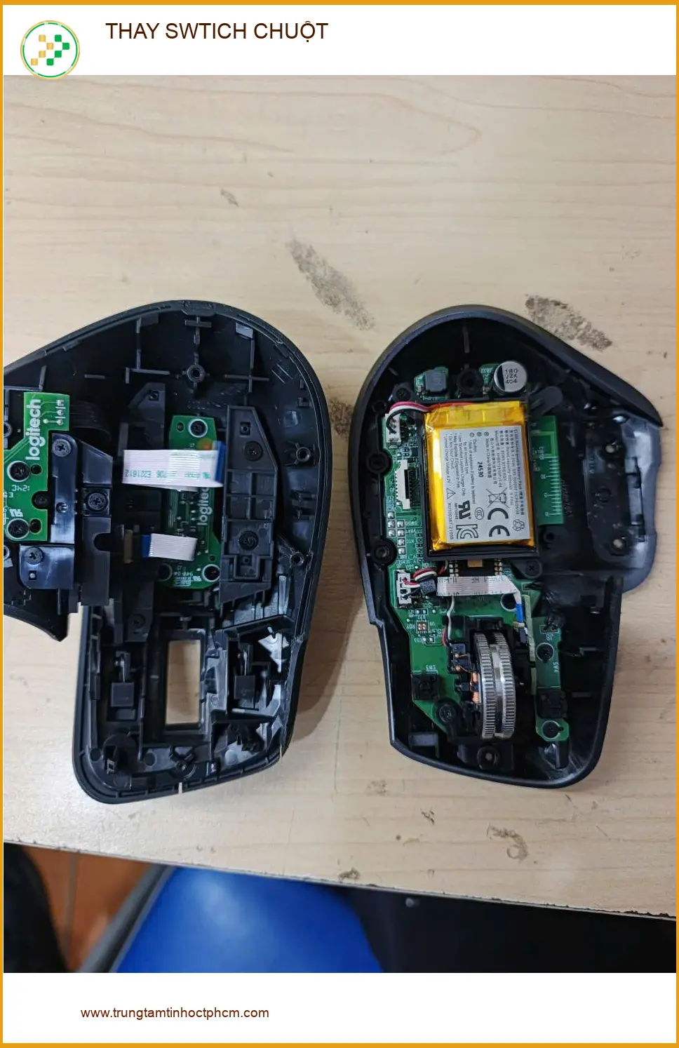 Anh Huy IT văn phòng thay switch chuột Quận Gò Vấp, chỉ 15 phút lấy liền ảnh thực tế 1