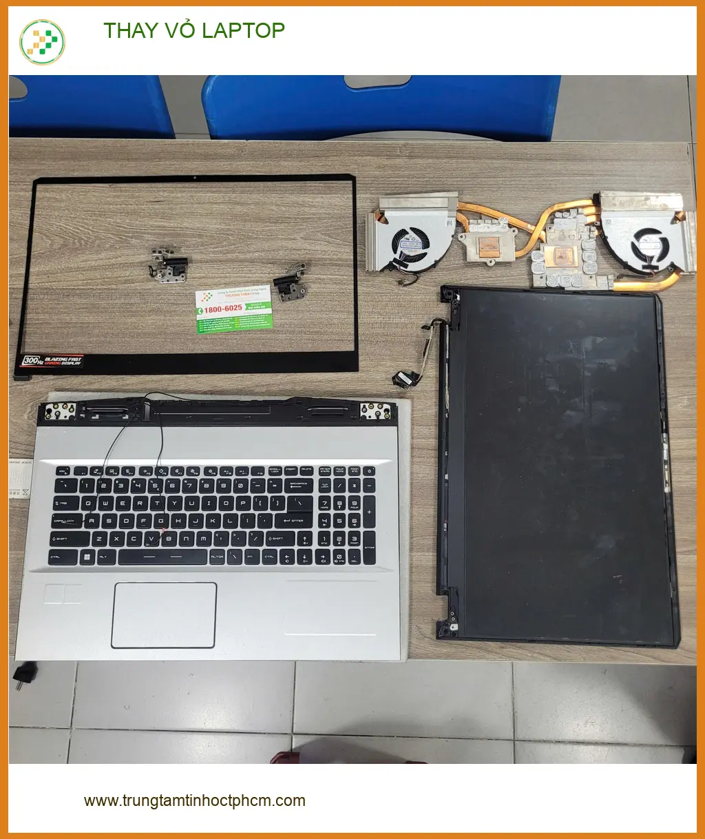 Tiệm Thay Vỏ Laptop Quận Gò Vấp Uy Tín - Anh Kiên Vui Vẻ Sau Sự Cố Va Chạm ảnh thực tế 1
