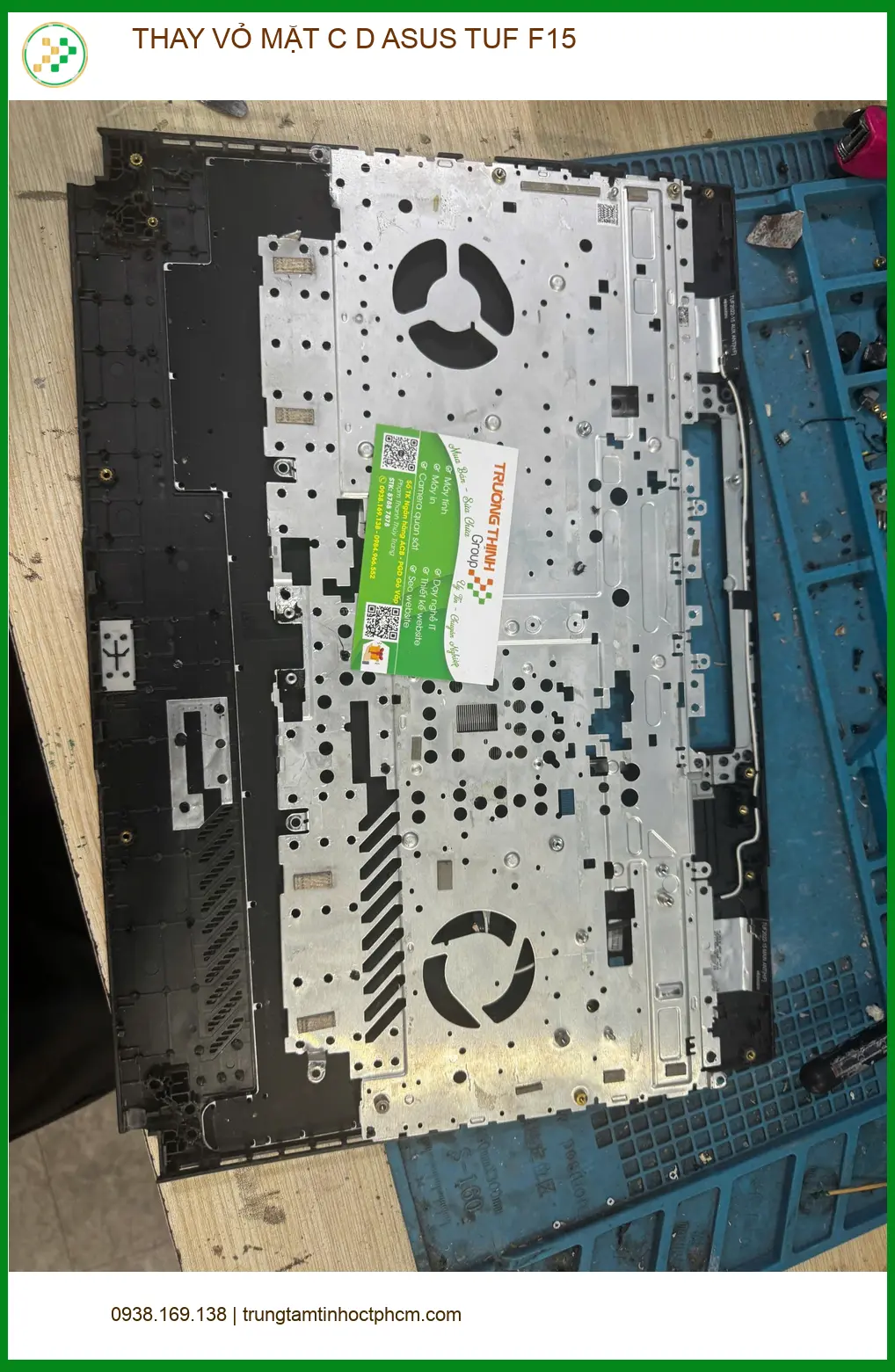 Chị Thanh kế toán cần thay vỏ mặt C D Asus Tuf F15 Quận 10 uy tín ảnh thực tế 2