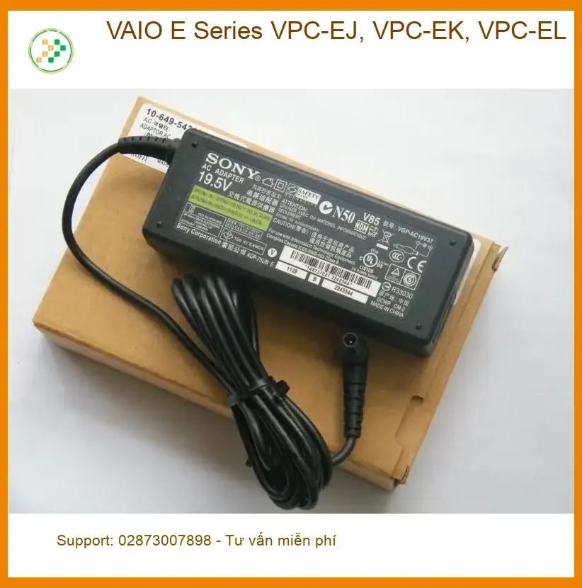 Sạc Laptop VAIO E Series VPC-EJ, VPC-EK, VPC-EL - Mua Sạc Giá Rẻ TPHCM