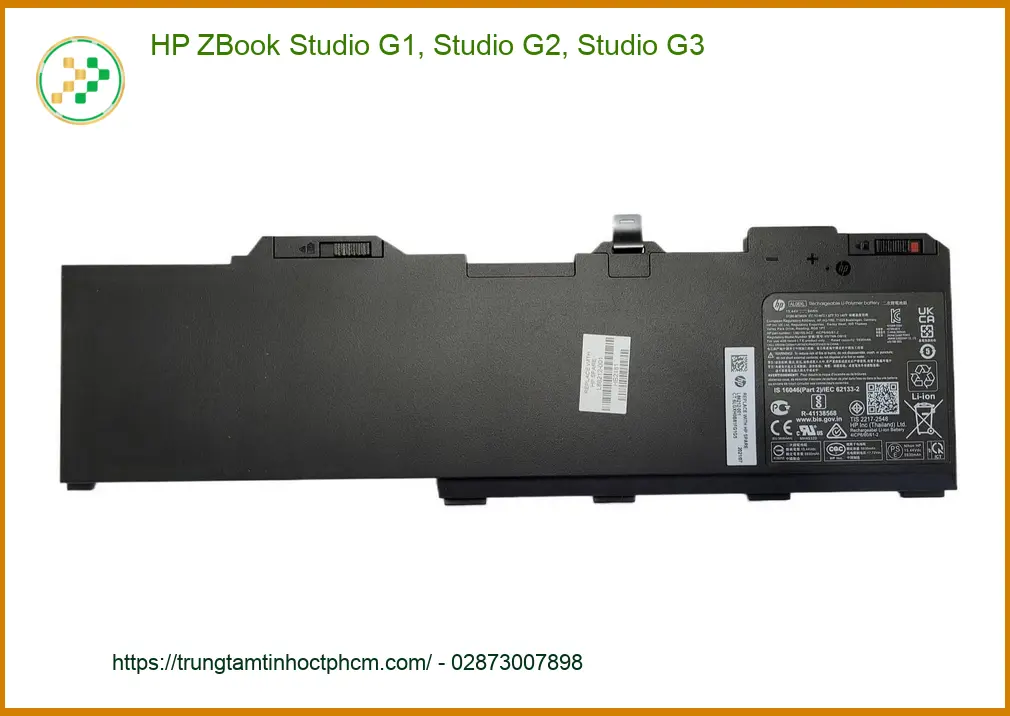 Pin Laptop HP ZBook Studio G1, G2, G3 - Thay Nhanh TPHCM Giá Rẻ