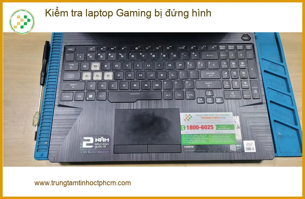 Tiệm kiểm tra laptop Gaming bị đứng hình Quận Bình Tân - Anh Khải nhân viên đồ họa ảnh thực tế 1