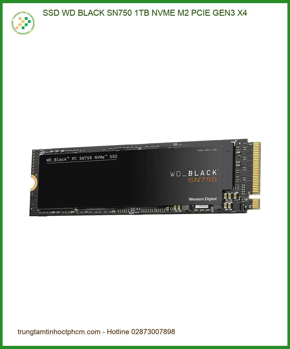 Ổ cứng Laptop SSD WD BLACK SN750 1TB NVME M2 PCIE GEN3 X4