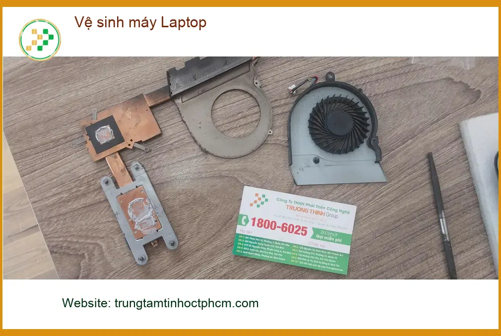 Chị Ngọc Anh ở Tân Phú tìm chỗ vệ sinh Laptop giá tốt ảnh thực tế 1